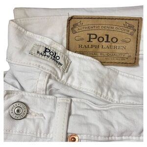Polo Ralph Lauren Jeans Mens 32x30 White Varick Slim Straight